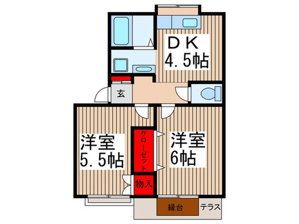 メゾンオリエンタルの物件間取画像